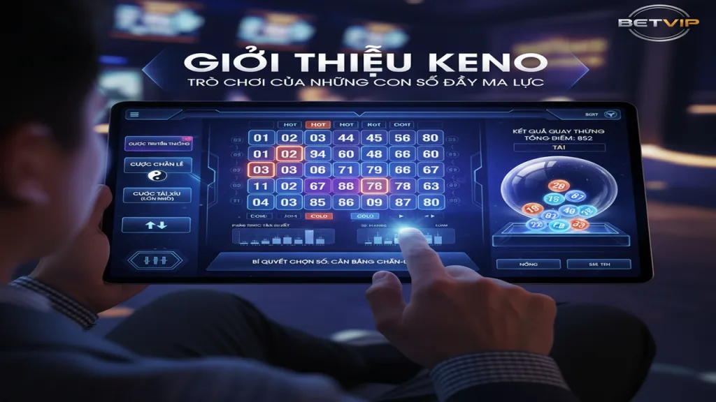 Cách chơi Keno trực tuyến: Bí quyết chọn số Betvip