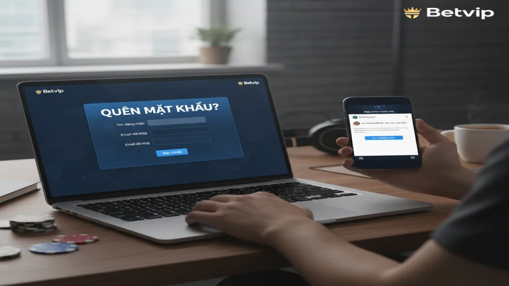 Hướng dẫn cách khôi phục mật khẩu tài khoản Betvip