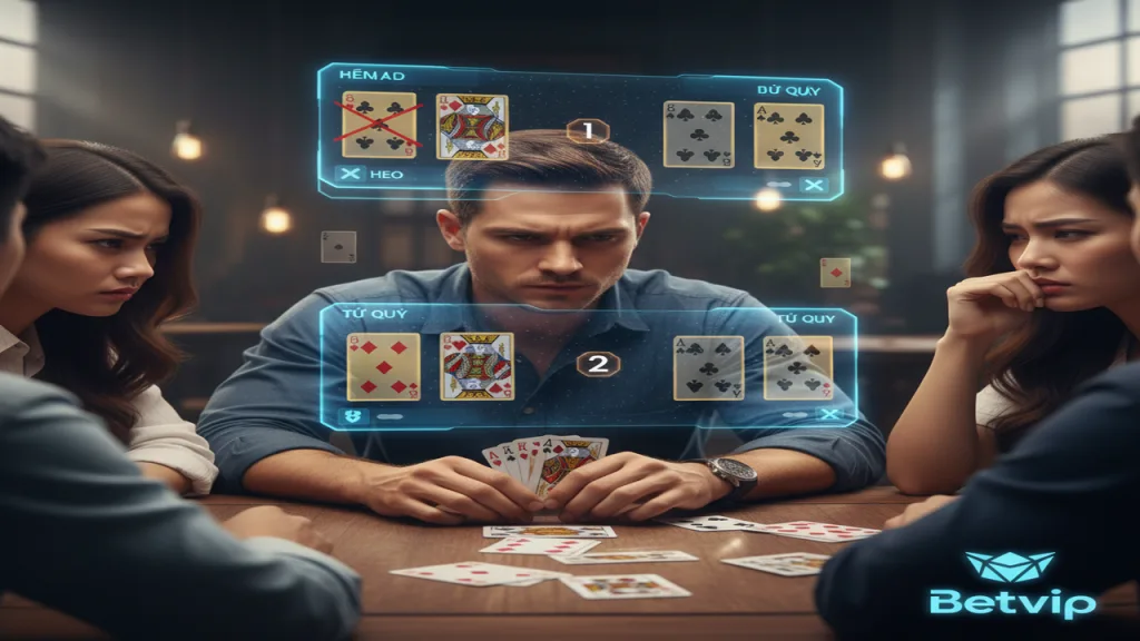 Cách nhớ bài trong Tiến lên Betvip