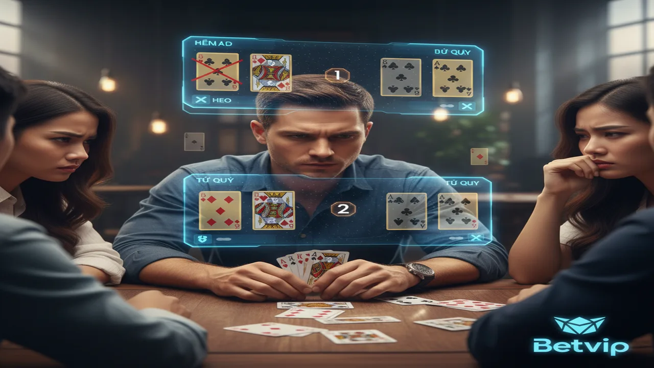 Cách nhớ bài trong Tiến lên Betvip