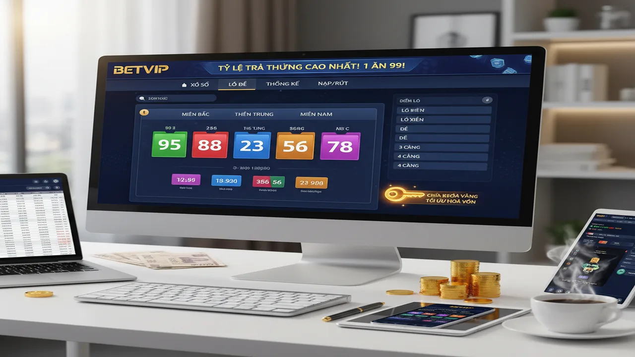 Cách tính điểm lô và tiền thưởng lô đề online Betvip