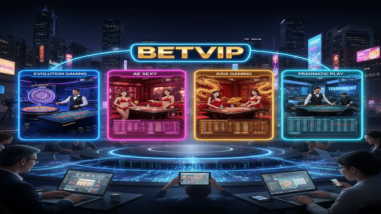 Top các sảnh Casino uy tín nhất hiện nay Betvip