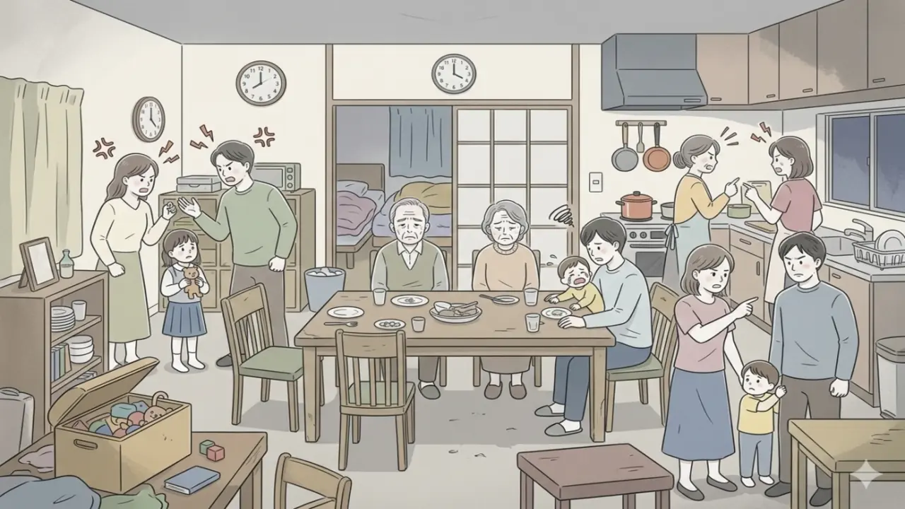 Nhà chồng không ra riêng dù 3 người con sống chung bất hòa