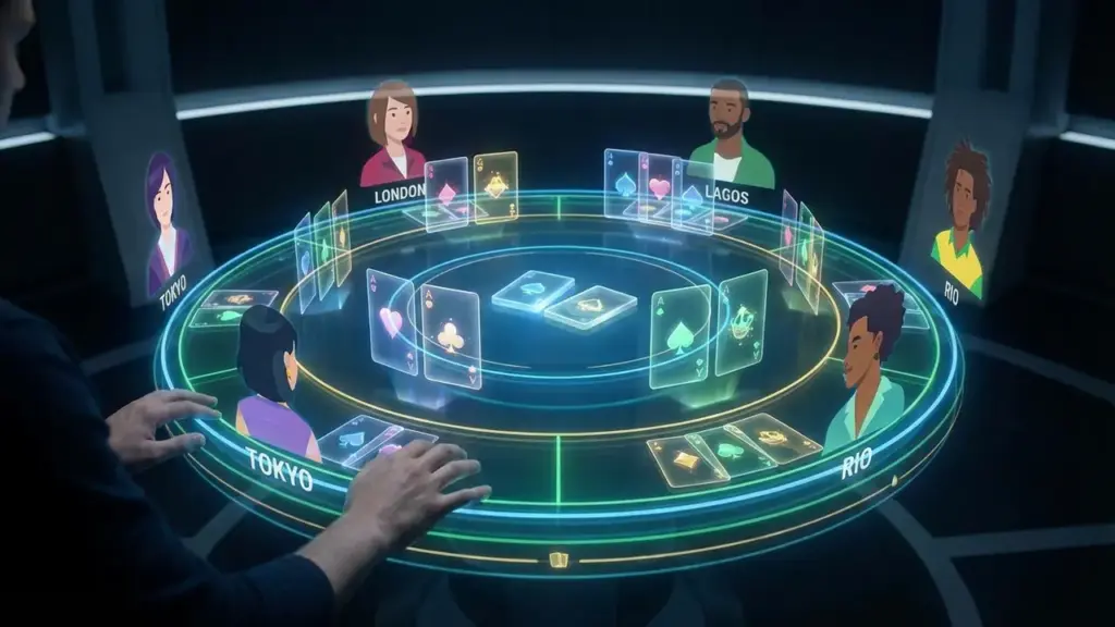 Sảnh game bài đổi thưởng Winaz với giao diện 3D chân thực và hiện đại năm 2026.
